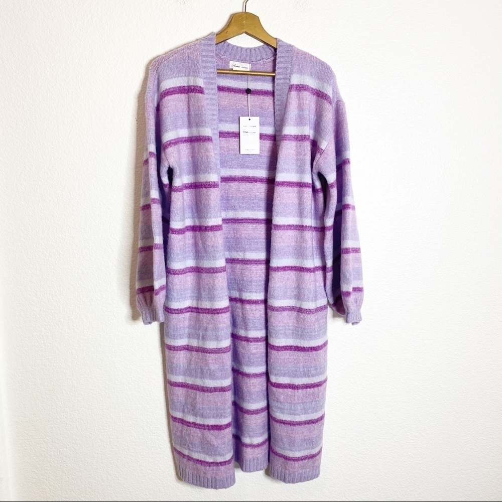 Lovers & Friends- Purple Mary Sweater Cardigan XS - Picture 4 of 8